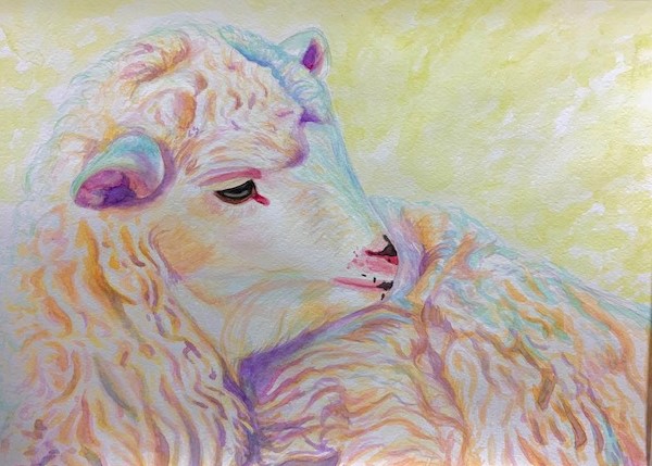 Lamb painting