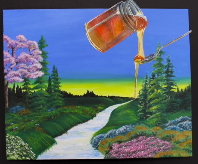 Milk and Honey painting